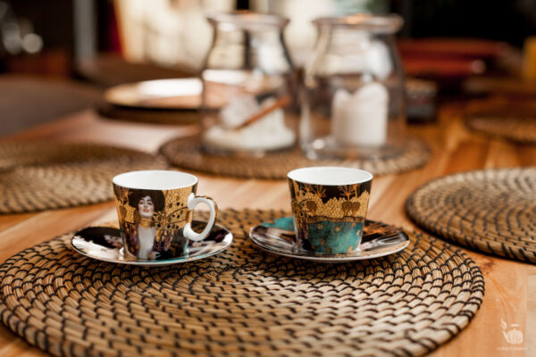 Zestaw 2 filizanek espresso Gustav Klimt Judyta CARMANI 3 1