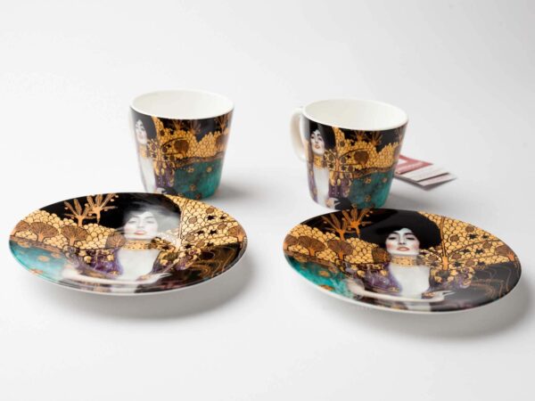 Zestaw 2 filizanek espresso Gustav Klimt Judyta CARMANI 3
