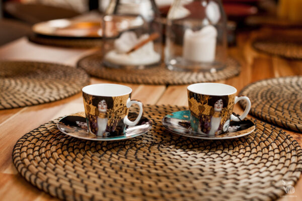 Zestaw 2 filizanek espresso Gustav Klimt Judyta CARMANI 7 1