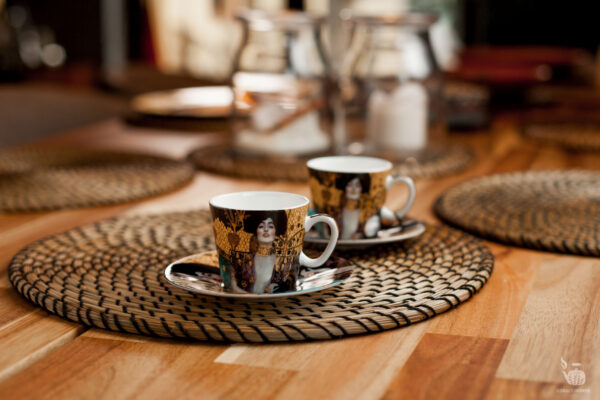 Zestaw 2 filizanek espresso Gustav Klimt Judyta CARMANI 9