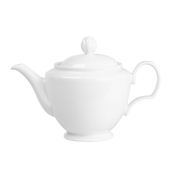 dzbanek do herbaty i kawy porcelanowy mariapaula biala 06 l 2