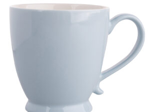 filizanka do kawy i herbaty 400 ml na stopce niebieska odcien i 2