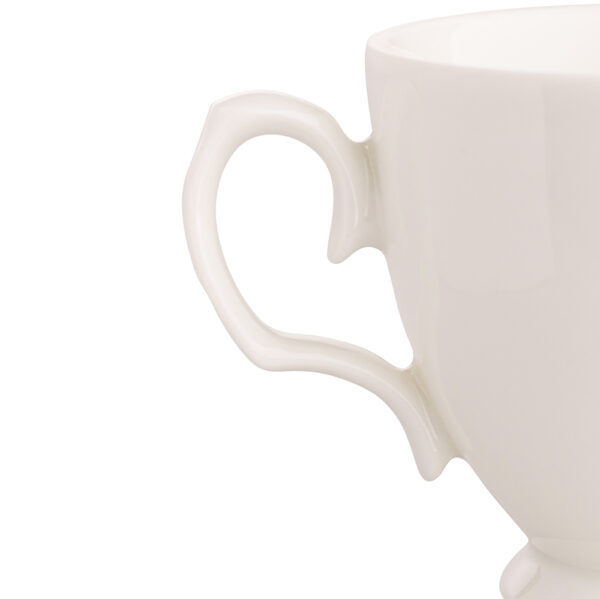 filizanka do kawy i herbaty porcelanowa mariapaula ecru kremowa 220 ml