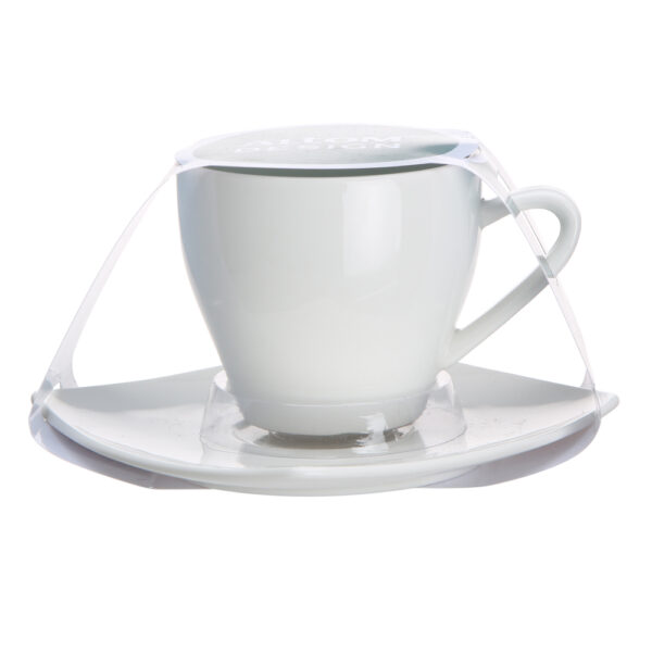 filizanka do kawy i herbaty porcelanowa ze spodkiem altom design regular kremowa 200 ml 4