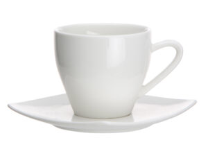 filizanka do kawy i herbaty porcelanowa ze spodkiem altom design regular kremowa 200 ml 5