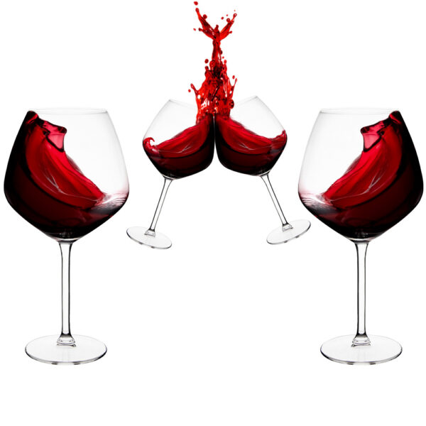 kieliszki do wina czerwonego komplet 4 kieliszkow 750ml 5