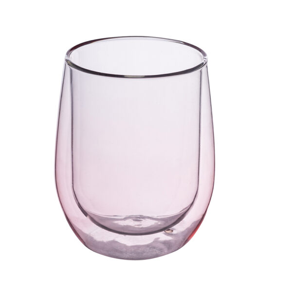 szklanki termiczne do kawy i napojow z podwojnym szklem 2 sztuki 300 ml pink 3