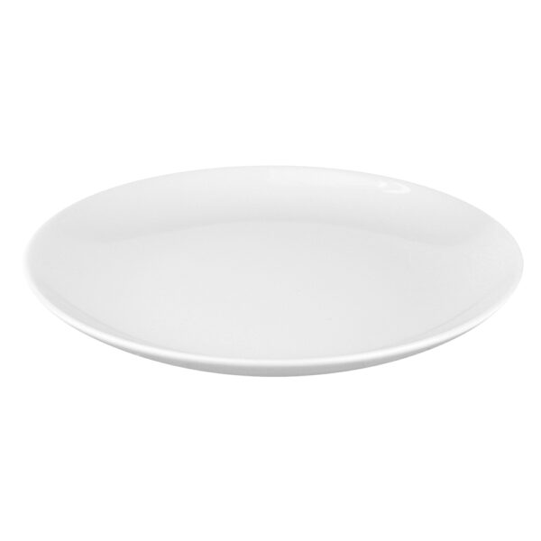 talerz obiadowy porcelanowy mariapaula moderna biala 24 cm 2