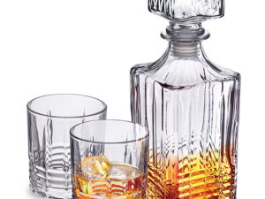 zestaw do whisky karafka 900 ml 4 szklanki 330 ml muscat